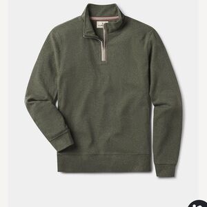 Lightweight silky cotton quarter zip